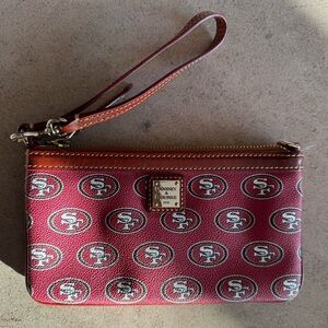 Dooney & Bourke Red Wristlet 49ers